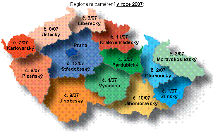 Region�ln� zam��en� leto�n�ch ��sel �asopisu Silva Bohemica